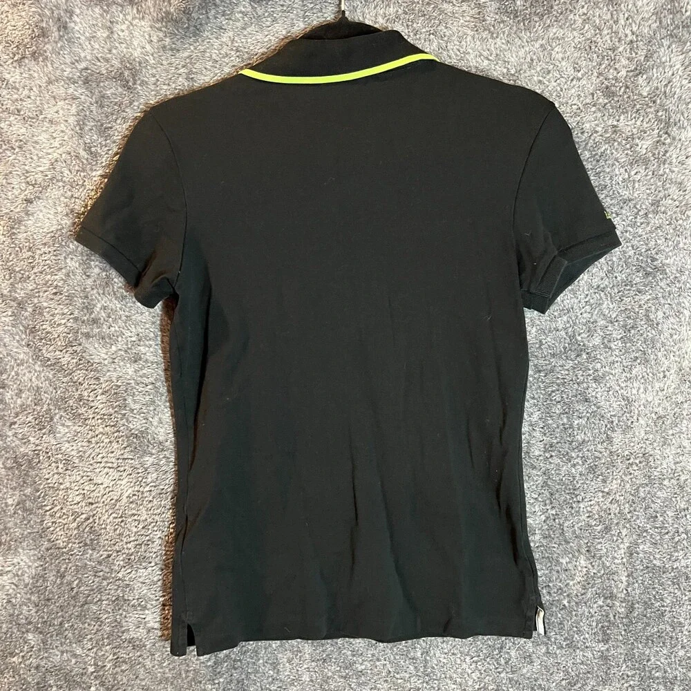 Ralph Lauren Golf Shirt Boys Small Black Tailored Fit Polo Big Pony Rugby Youth